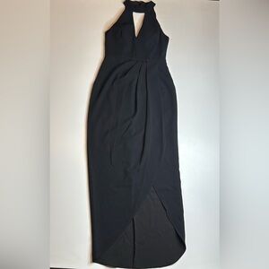 Xscape Elegant Black Halter Dress